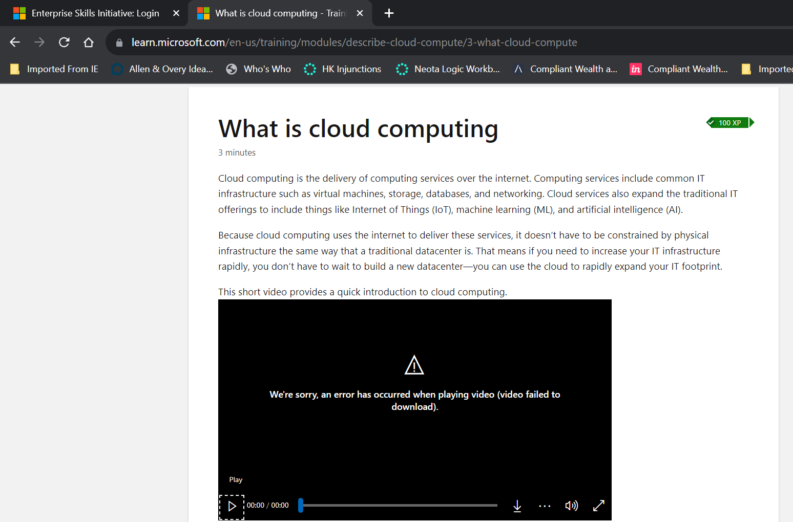 Videos not playing - what is cloud computing - Microsoft Q&A