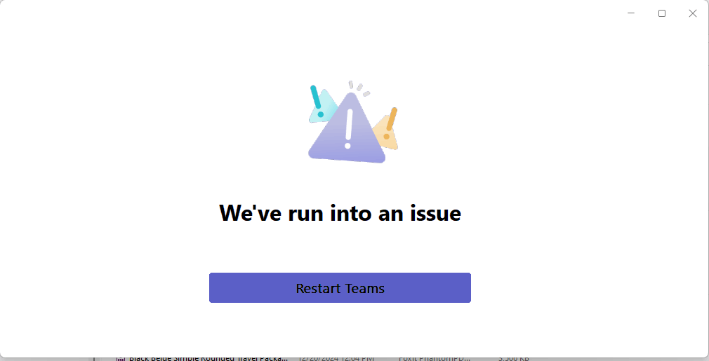 teams startup issue - Microsoft Q&A