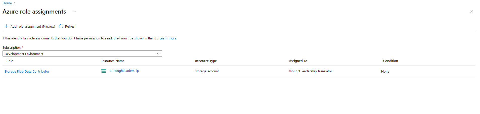Unable to create Document Translation job in Language studio ...