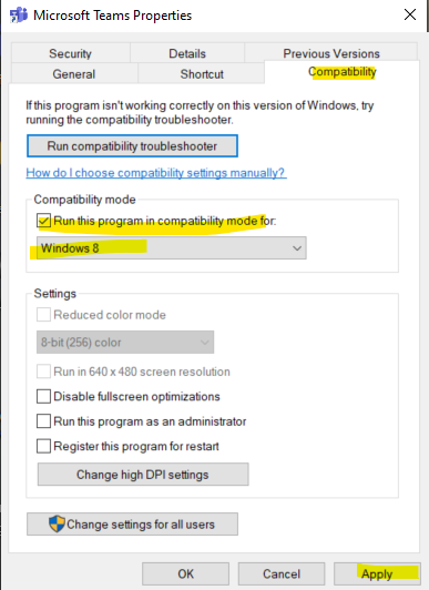 Microsoft teams not working on laptop. Neither the desktop application ...