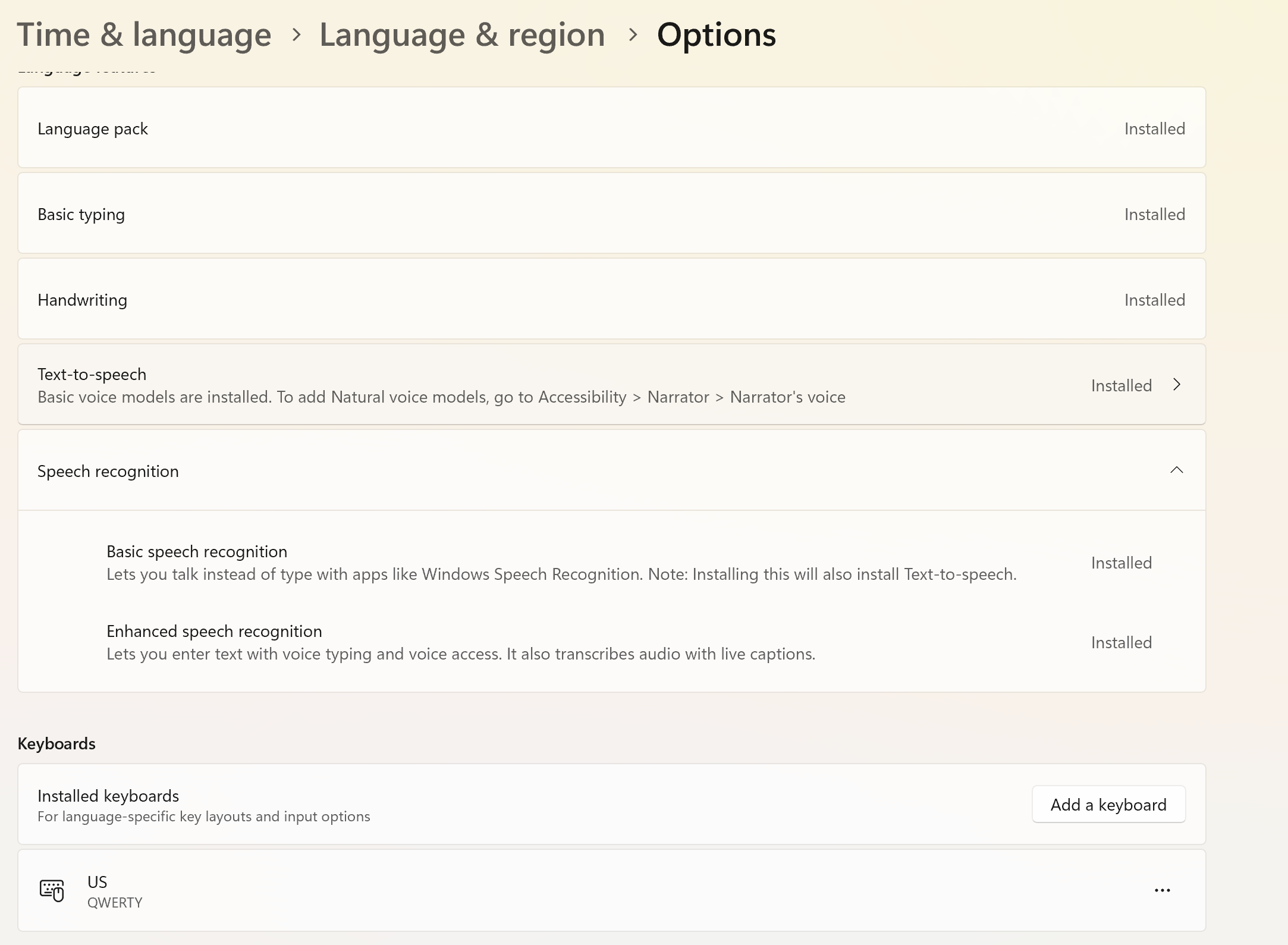 delete a language keyboard - Microsoft Q&A