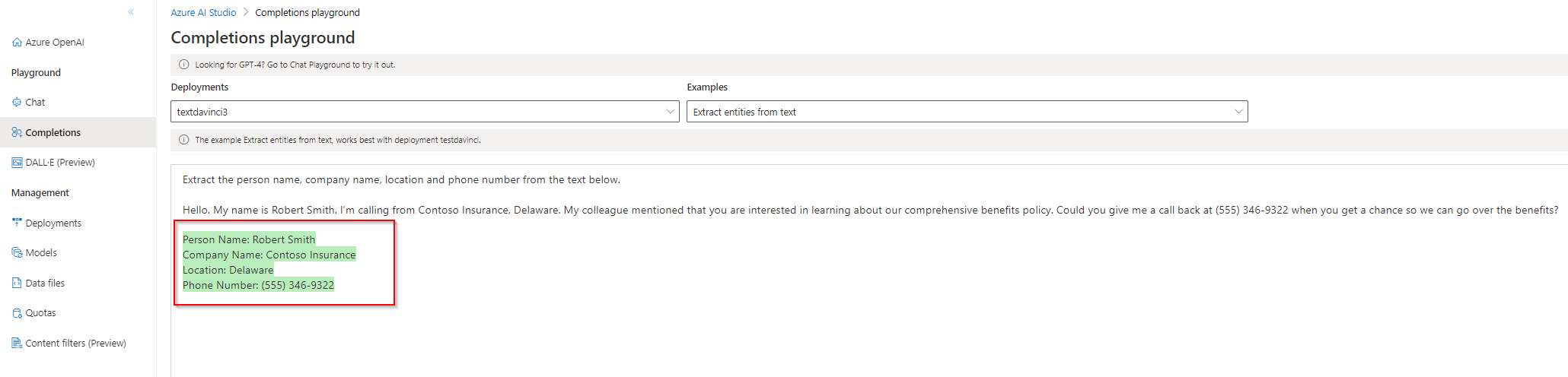 Extracting entities from text - Microsoft Q&A