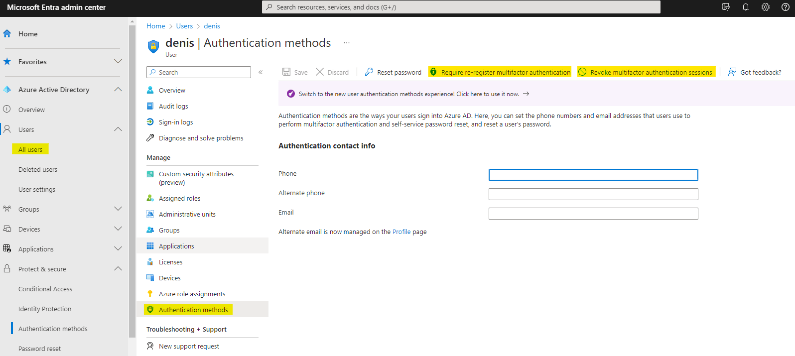 How to skip 2FA authentication for work account? - Microsoft Q&A