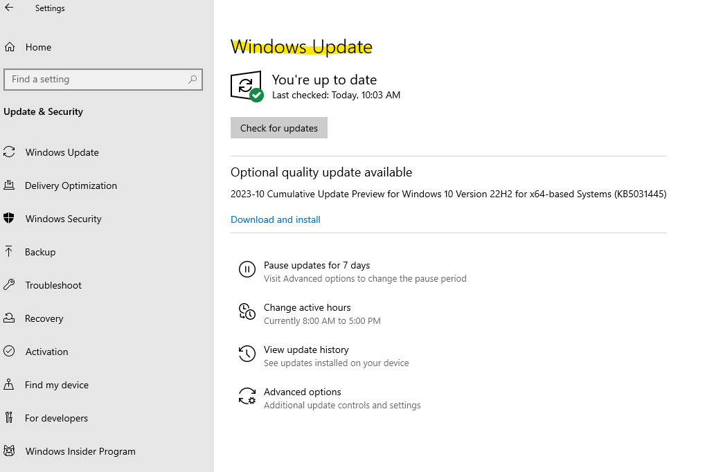 Windows Server 2019 version 1809 build 17763.4499 can't update: error ...