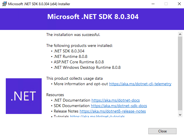 .NET SDK 8 - Updates via SCCM - Microsoft Q&A