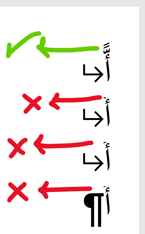 How to solve the problem of paragraph of Arabic language that there is ...