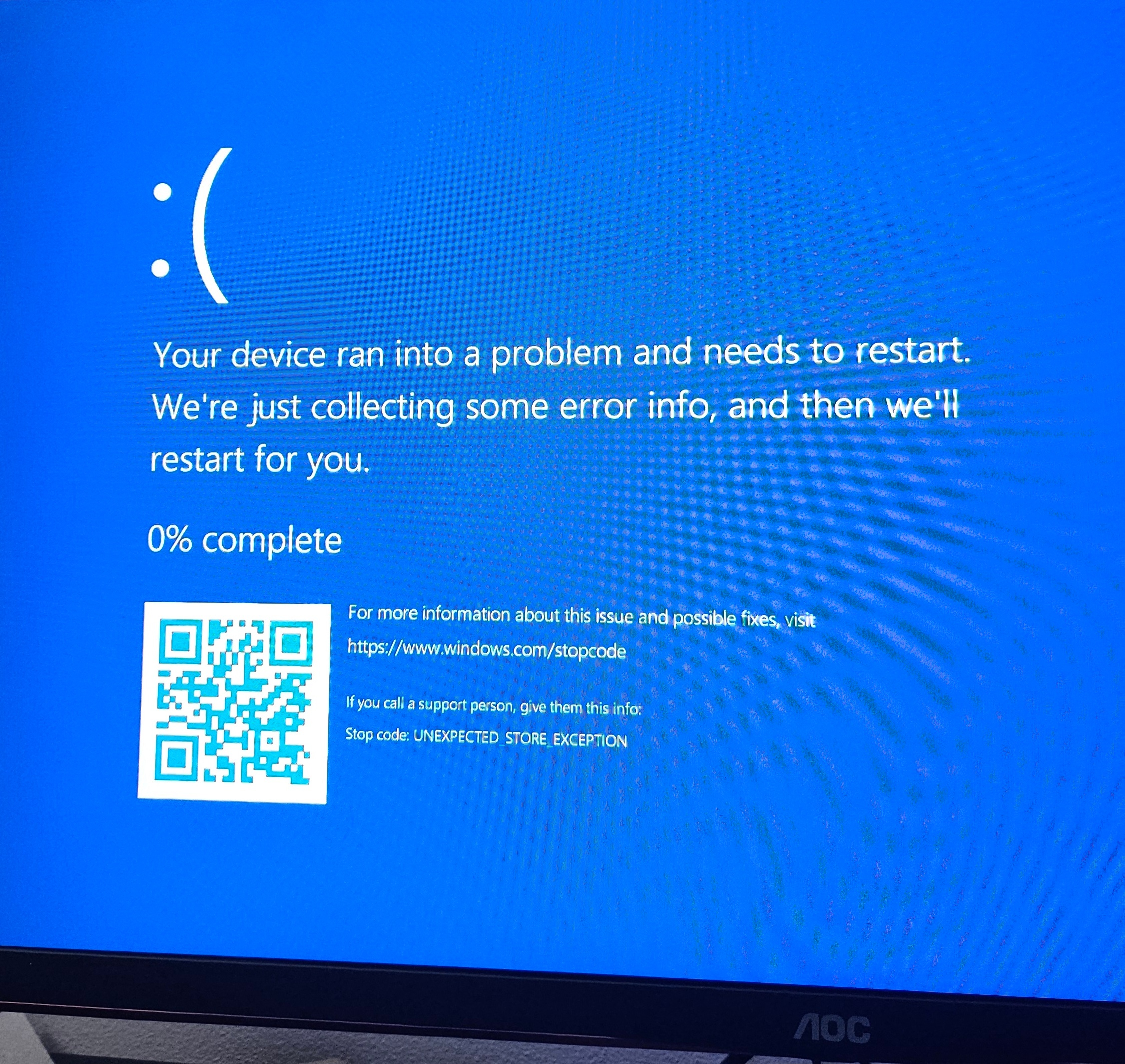 Blue screen, need help troubleshooting - Microsoft Q&A