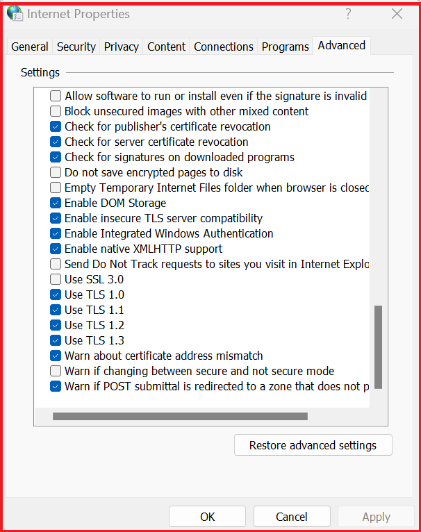 Im receiving error "It doesnt look like you're connected to the ...