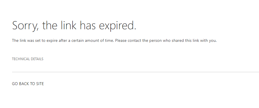 Certain Quick Links in SharePoint are expired while certain links still ...