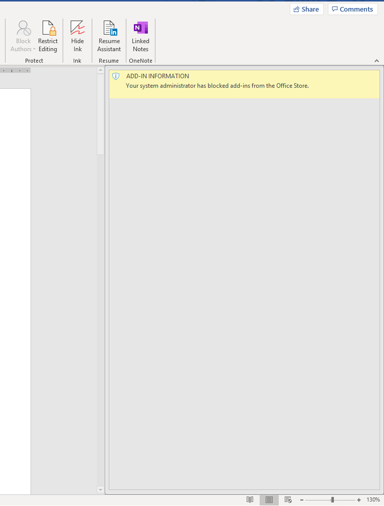 Microsoft Word - Message & Information Tab/Bar - Microsoft Q&A