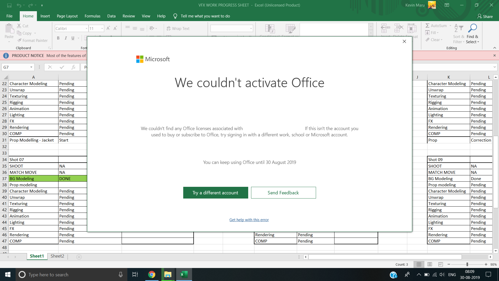 Not working Microsoft Office 2016 - Microsoft Q&A