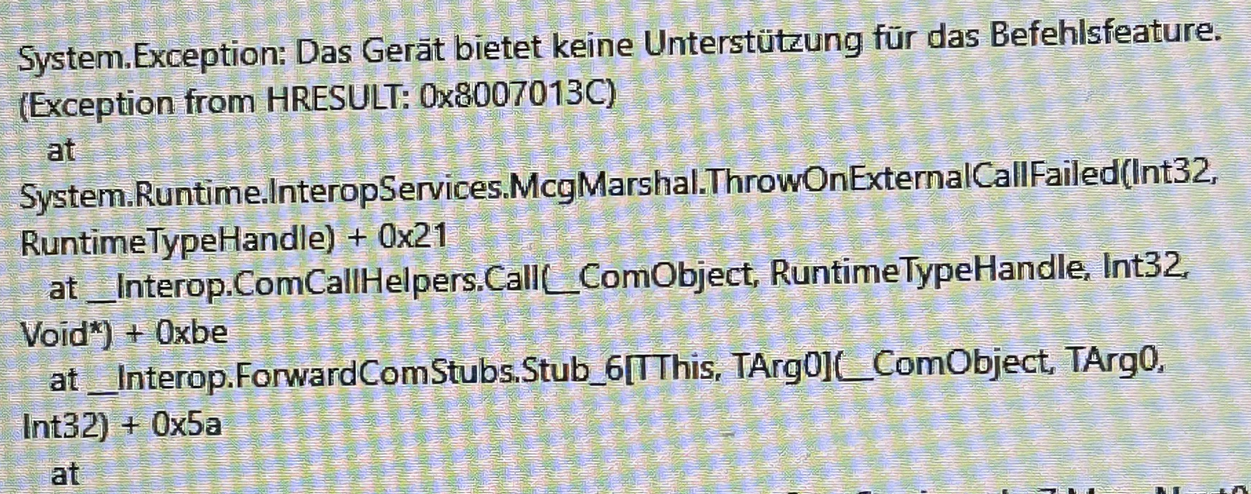 error