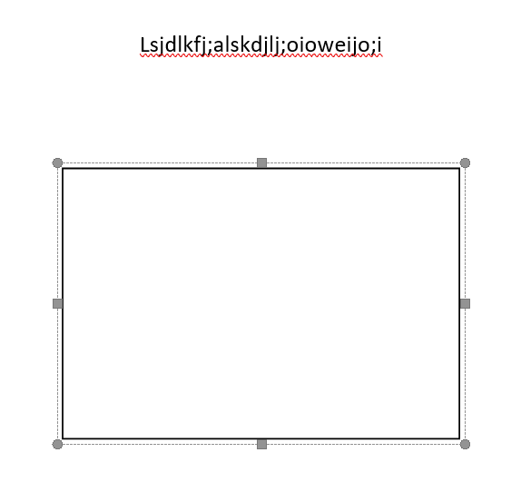 Why is the text inserted into a shape showing outside the shape in Word ...