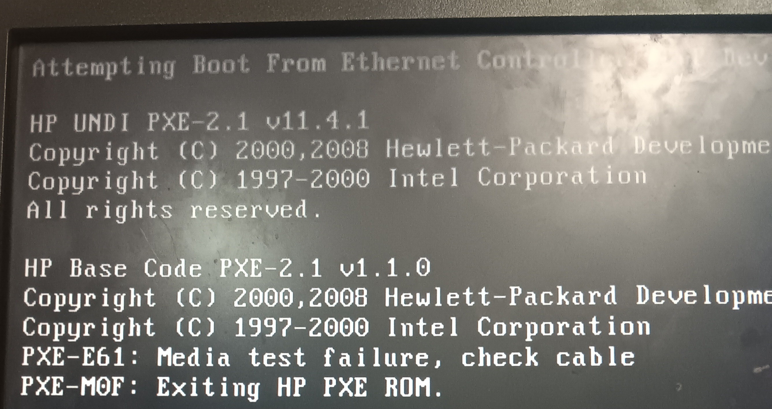 Hp z400 non system disk or disk error - Microsoft Q&A
