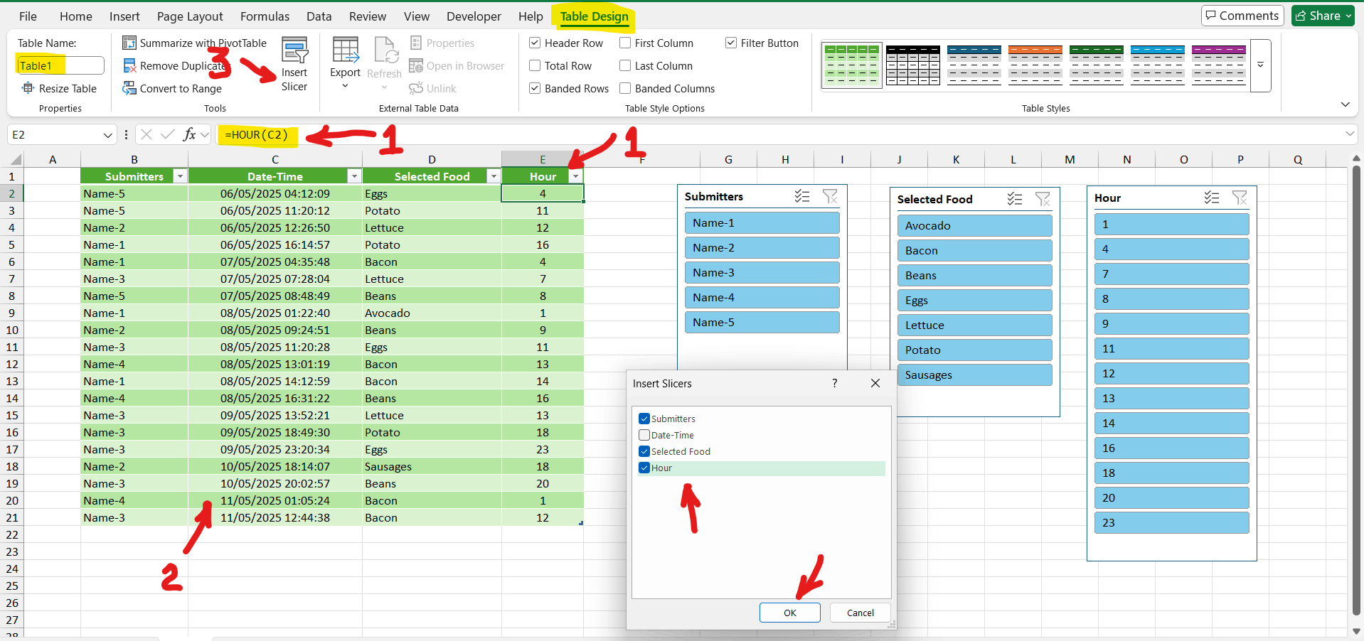 IF & Countif - how to include a column that shows if a specific word is ...