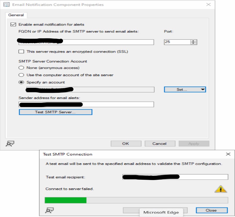 EmailNotification test