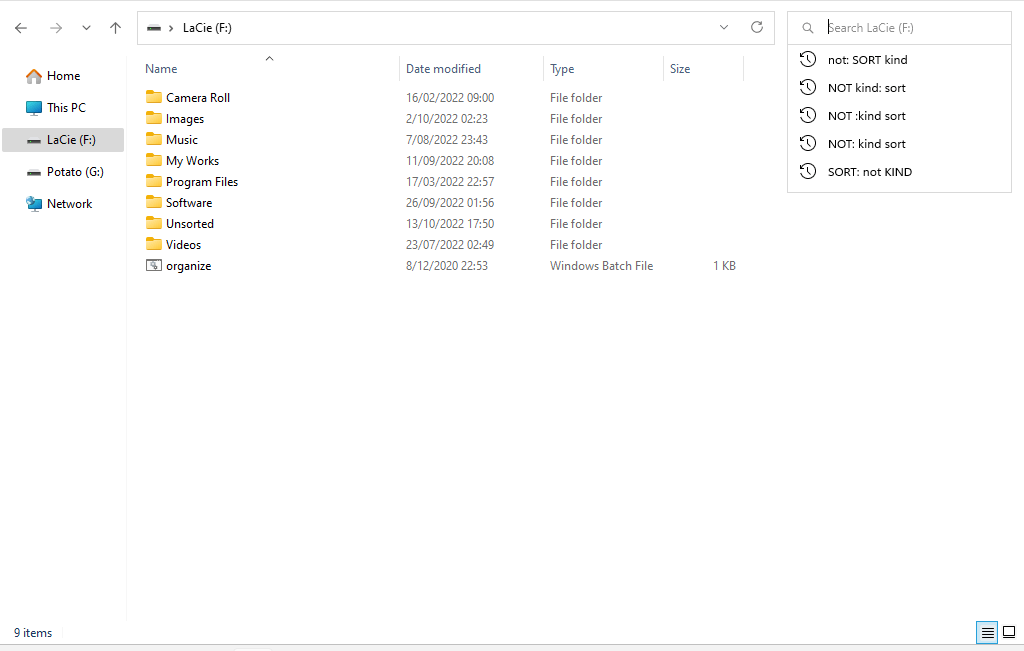 Command to view all files within a group of folders all at once ...