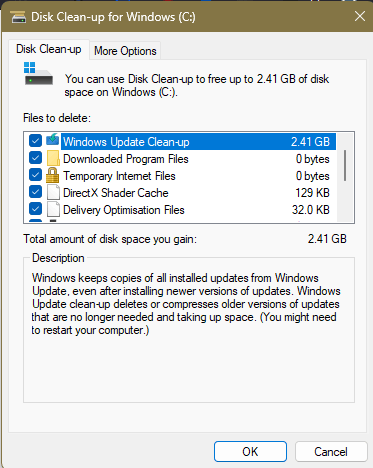 Windows update clean-up - Microsoft Q&A