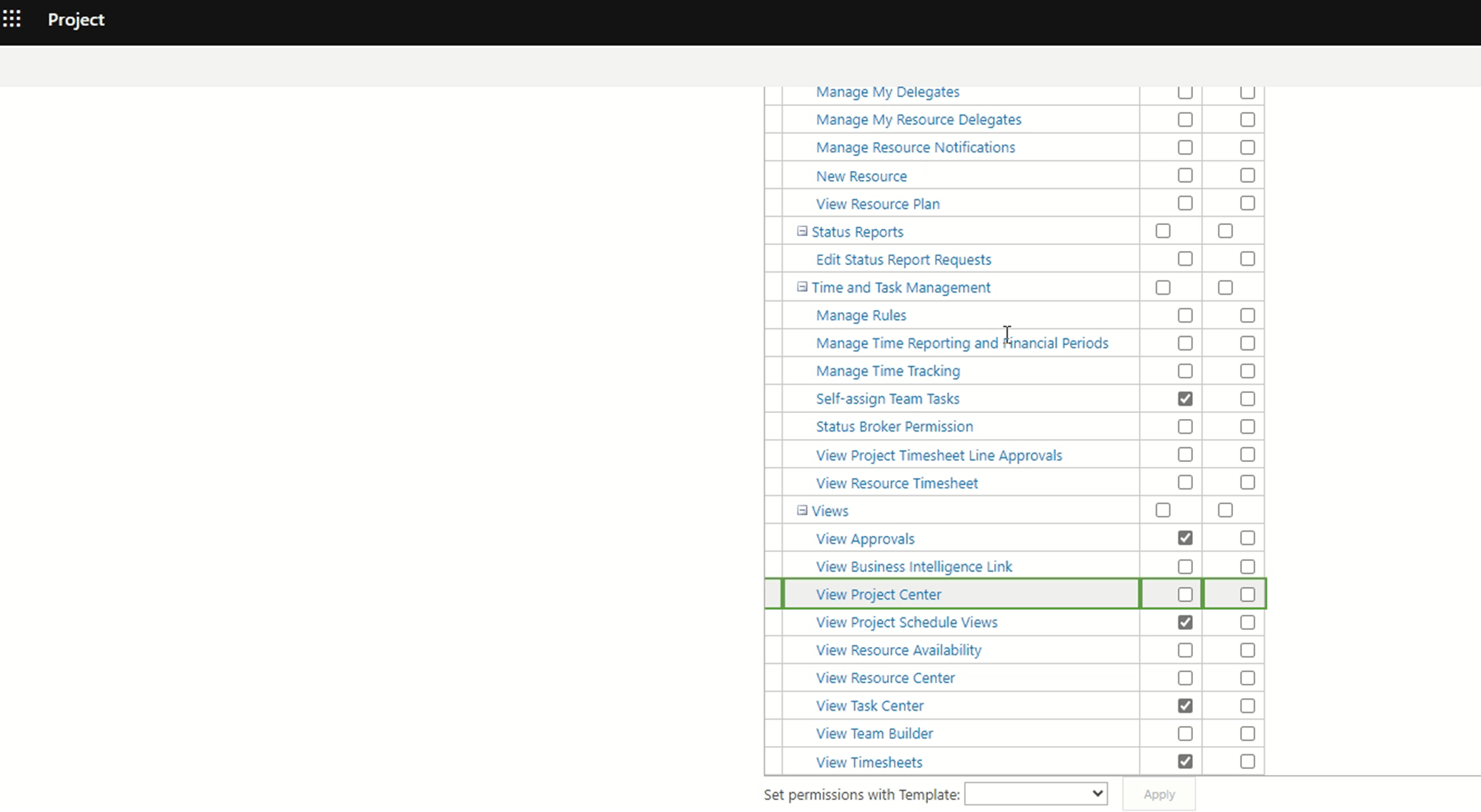 Project Online/PWA - Is it possible to limit access to a View (Project ...