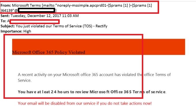 APT and Office365 Phishing email issues - Microsoft Q&A