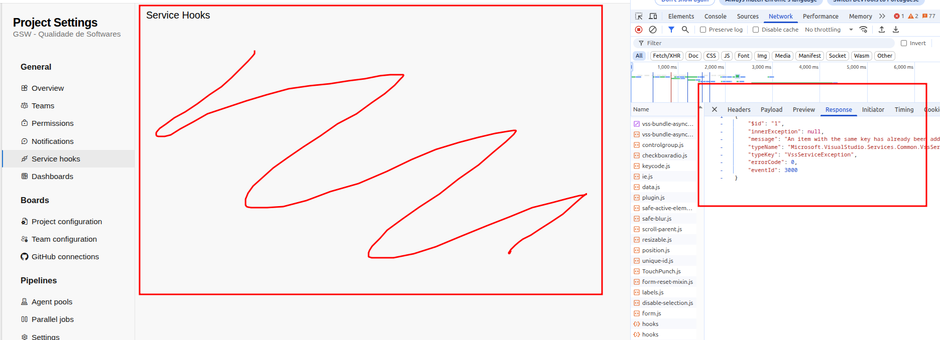 Problema para recuperar webhook por meio da API REST do Azure Devops ...