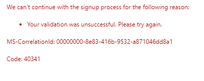 i'm unable to create a microsoft dev 365 account Phone number did not ...