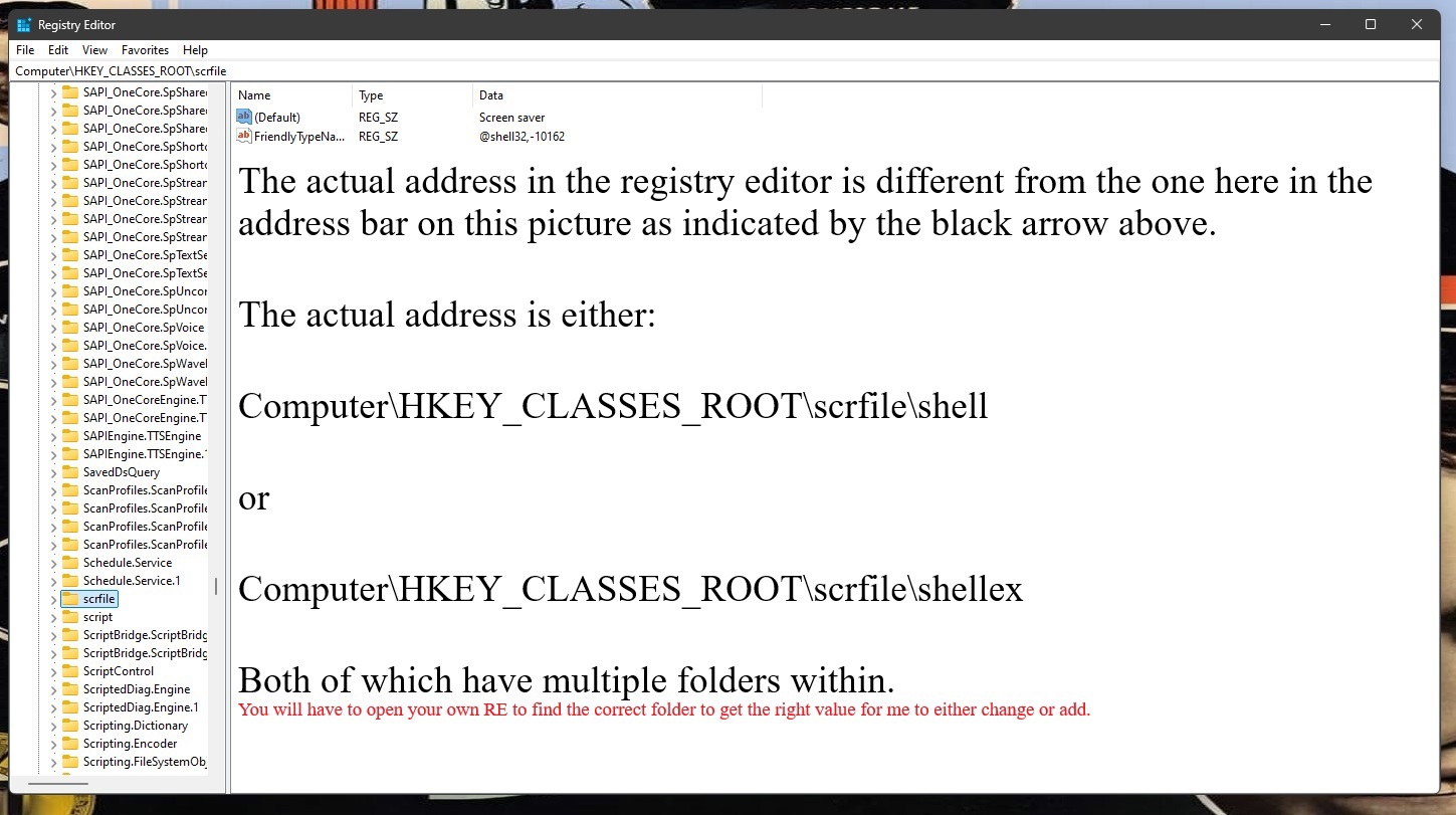 Registry Location For Screen Saver Computer_HKEY_CLASSES _ ROOT - scrfile