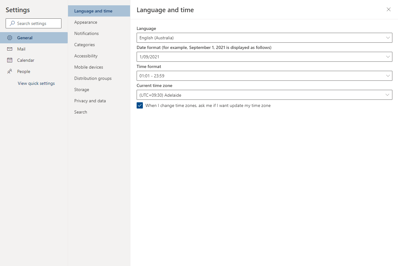 Unable to update Time Zone - Microsoft Q&A