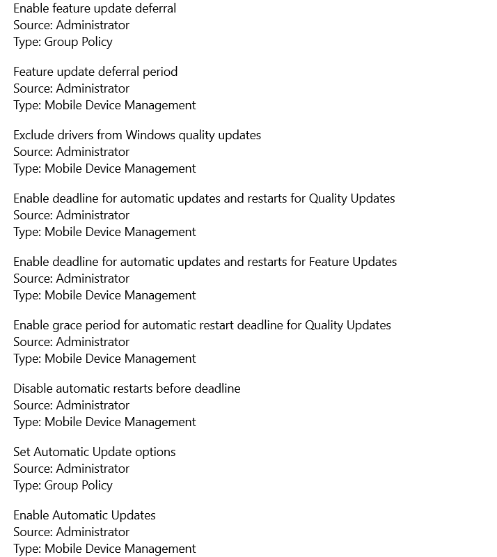 Windows Update ring not working - Microsoft Q&A