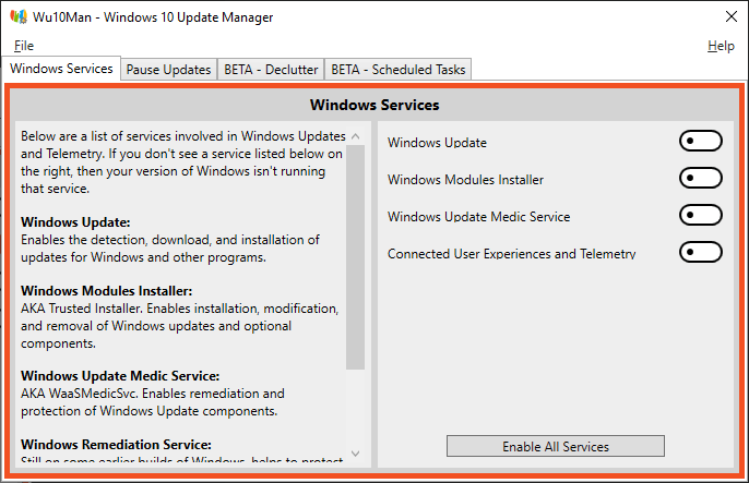 how do i get rid of Update and shut down/Update and restart option ...