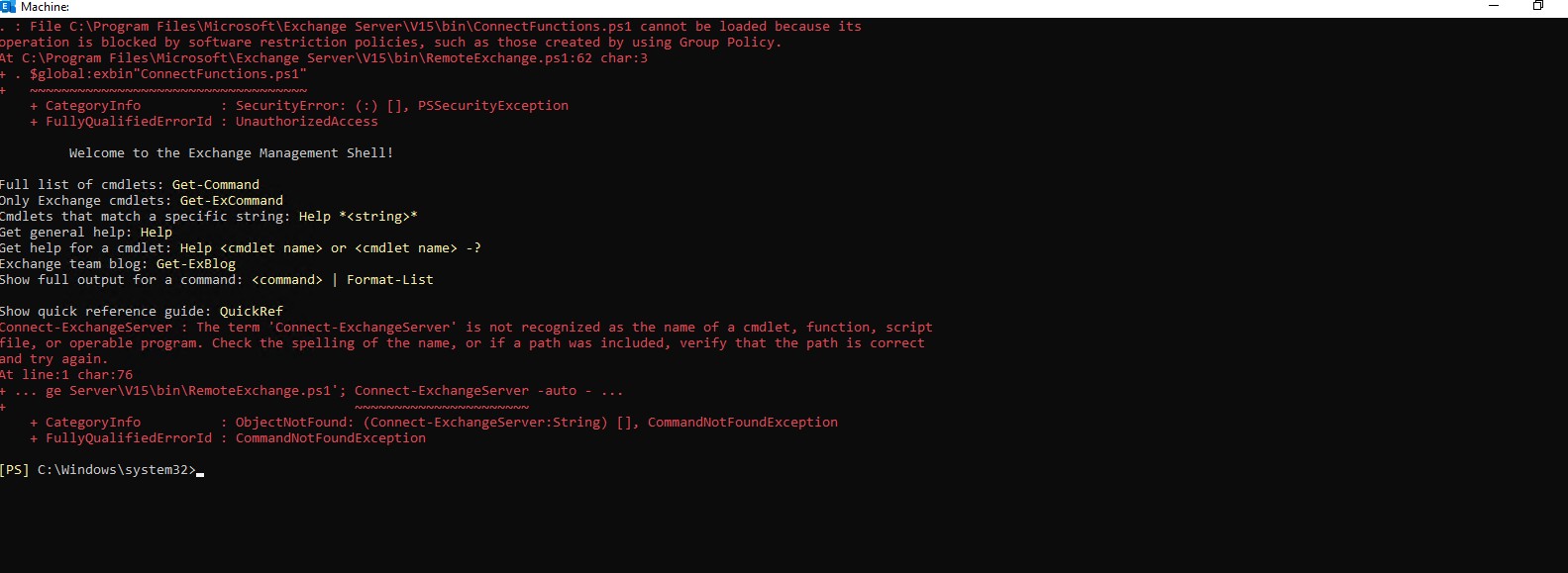 error 