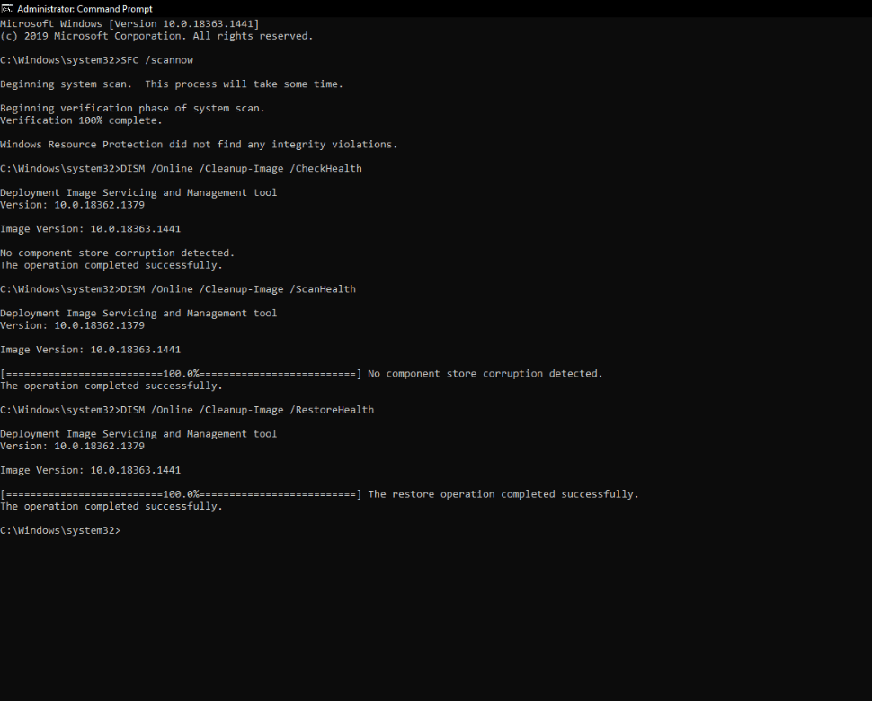Windows 10 Update error 0x80080005 - Microsoft Q&A
