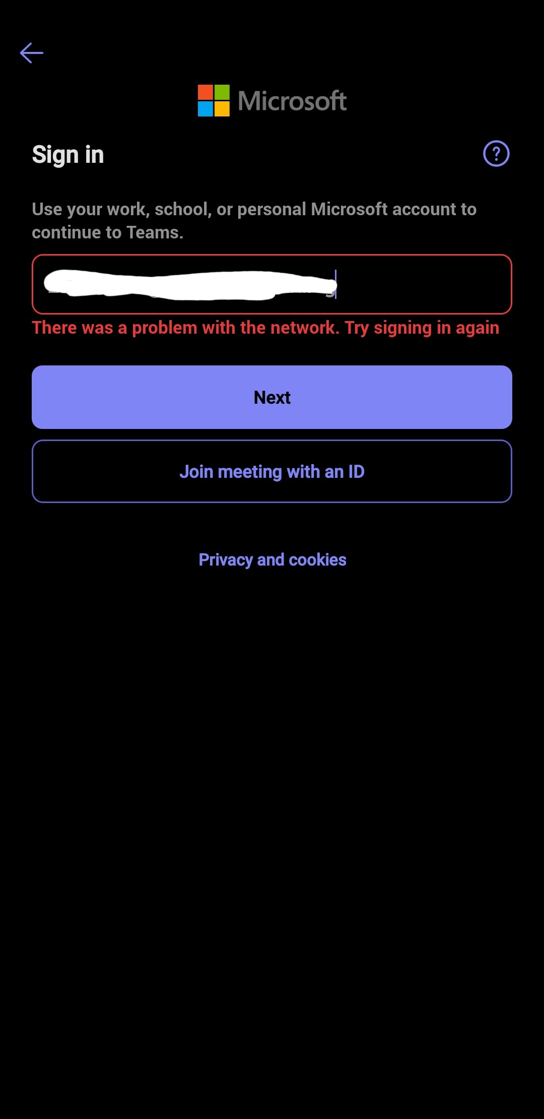 Unable to sign in to my school aacount in Teams app - Microsoft Q&A
