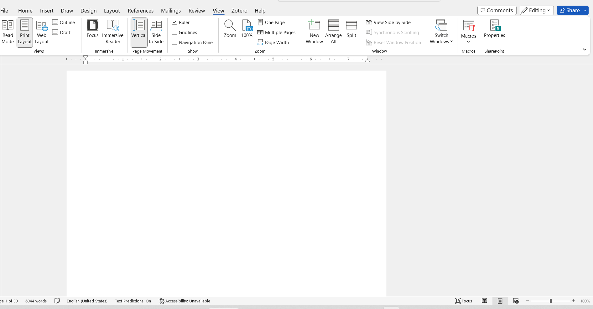 My word document (windows 11) is shifted towards the left instead of ...
