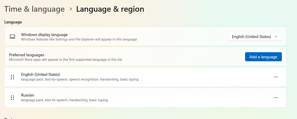 Deleted languages installed earlier are still there - Microsoft Q&A