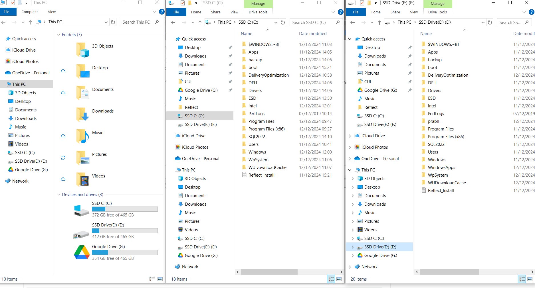 OS Files in both C: and E: Drives! - Microsoft Q&A