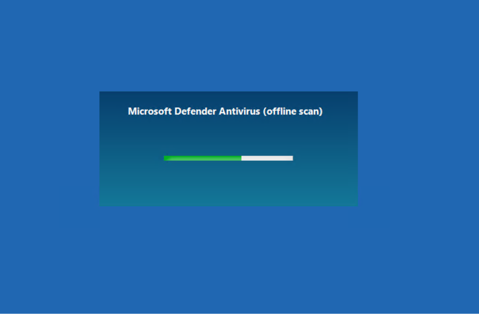 please help before oct 14, windows defender offline not loading ...