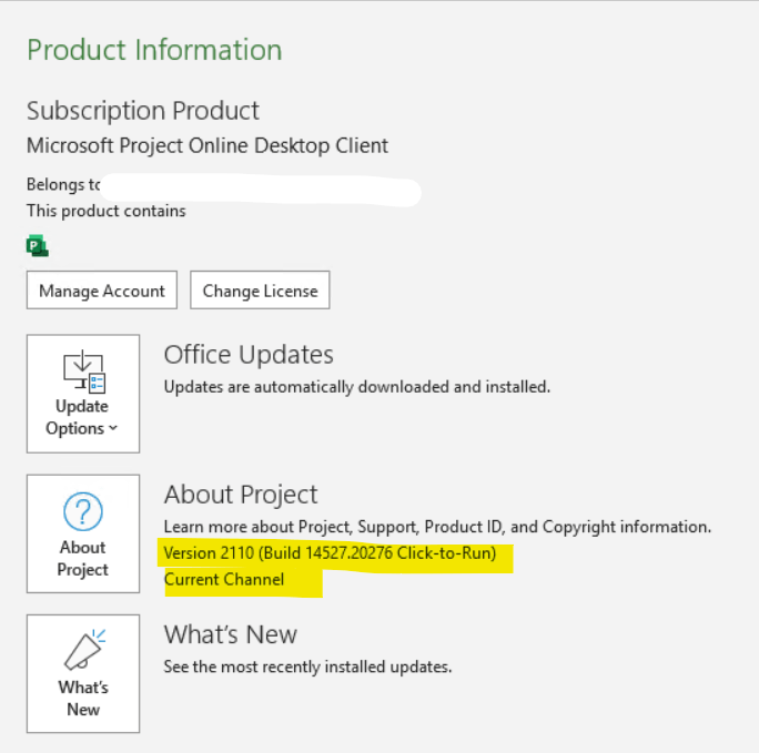 MS Project 2016