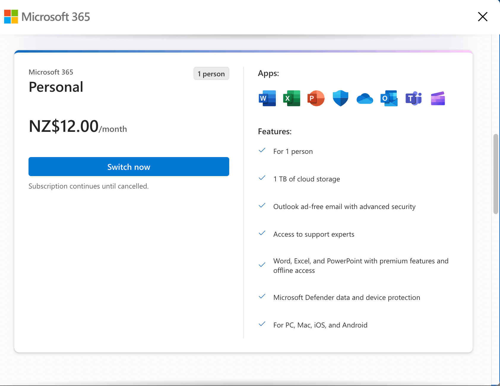 Switching 365 Subscription plan - Microsoft Q&A