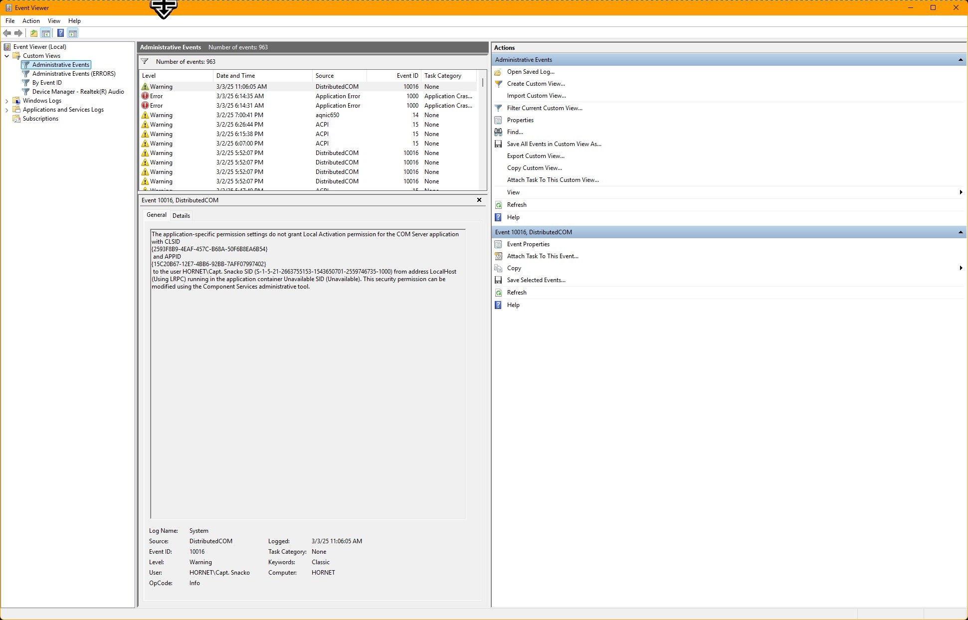 Why doesn't mmc.exe / Event Viewer; Disk Mgmt; etc.. Save it's settings ...