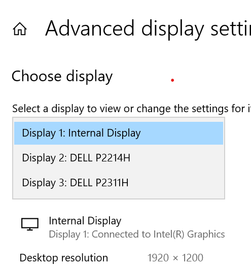 both external monitors show as inactive. Just happened on its own ...