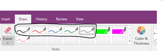 Pencil Draw tool in OneNote 2016 - Microsoft Q&A