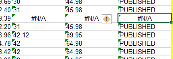 VLOOKUP returns correct value but then changes to #NA - Microsoft Q&A