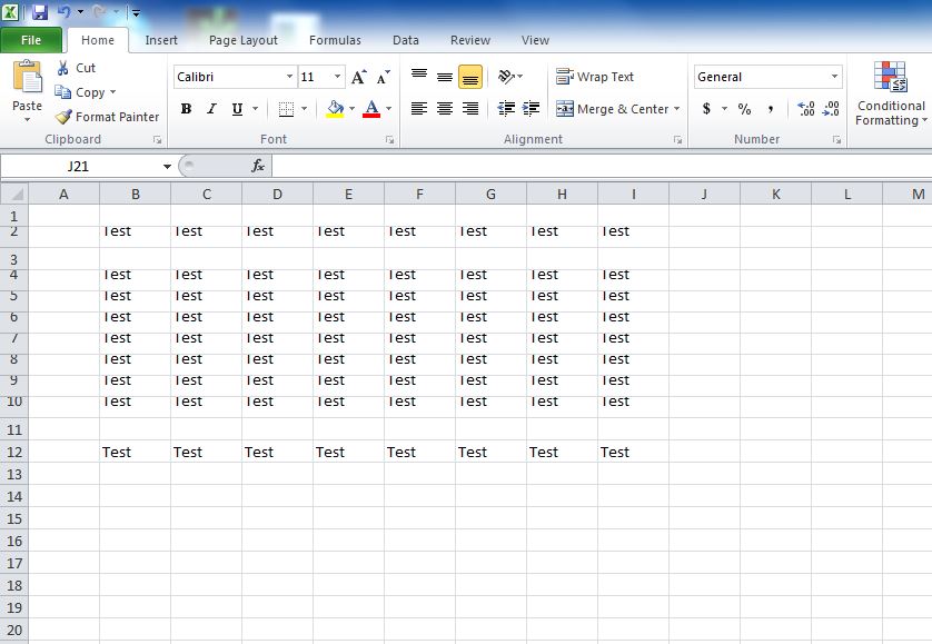 Help: Cell alignment is off when opening the excel on other devices ...