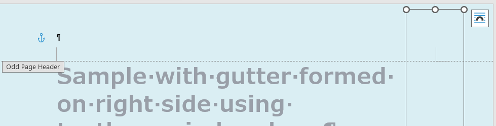 Shifting Gutter Position to Right - Microsoft Q&A