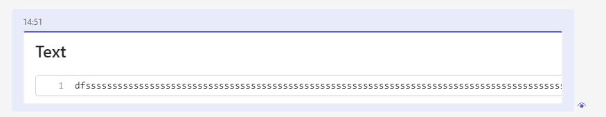 Missing horizontal scrollbar when using code snippet - Microsoft Q&A