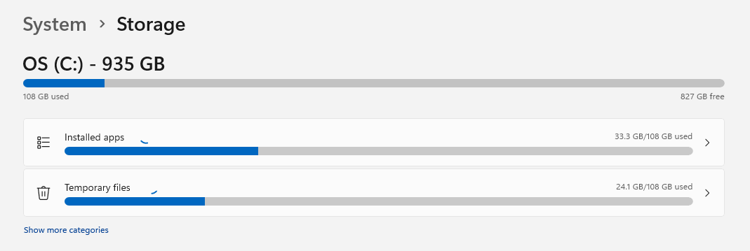 System Storage 20 June 2025