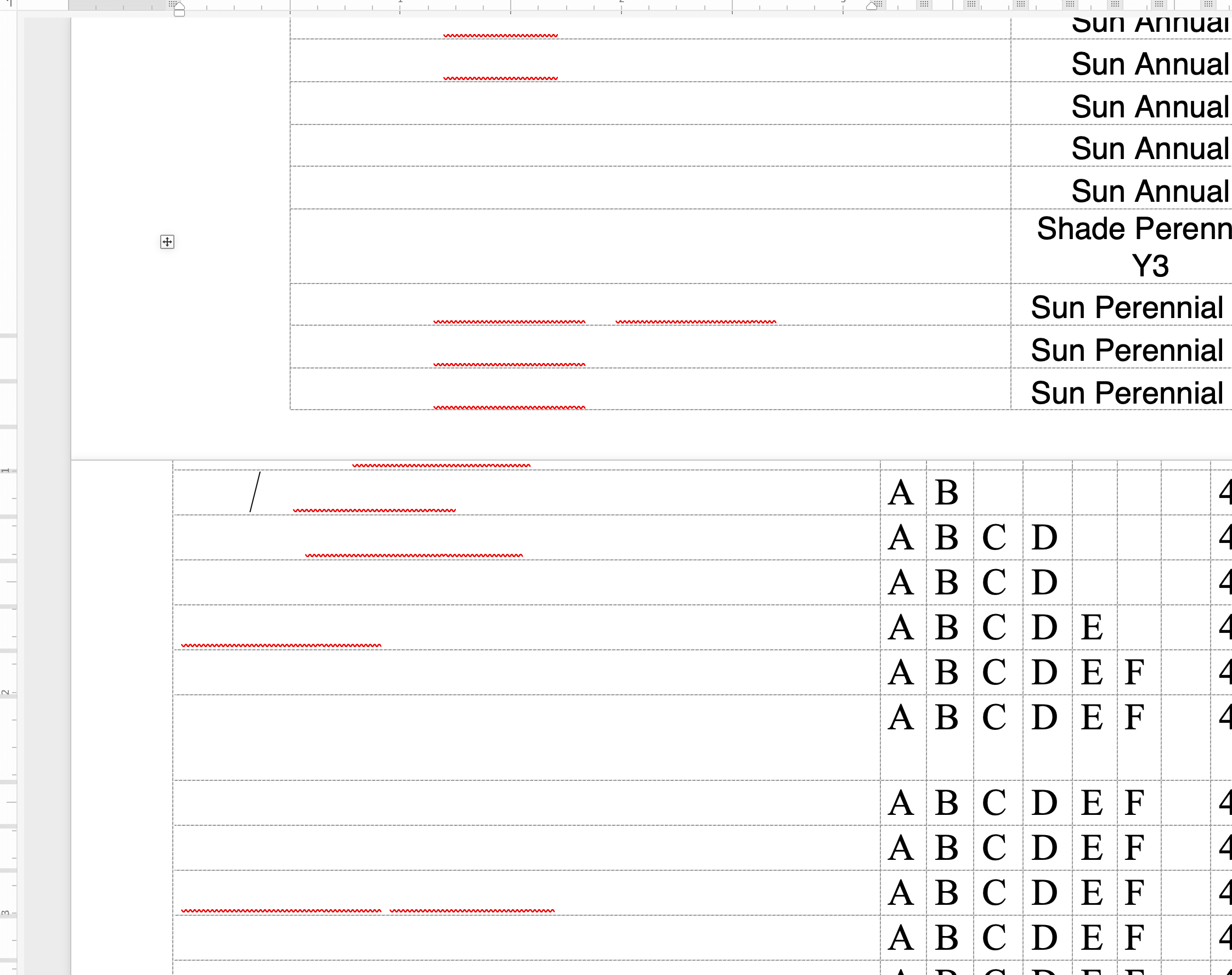crazy table placement with overlapping pages - Microsoft Q&A