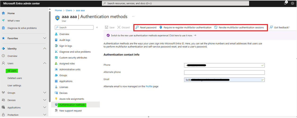 Reset MFA for my edu account - Microsoft Q&A