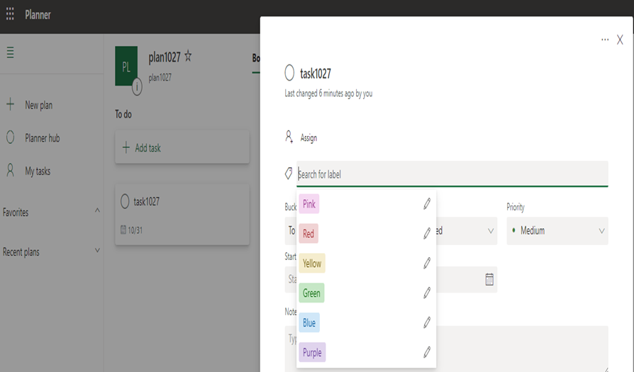Planner - Reason for Background Color Changing - Microsoft Q&A